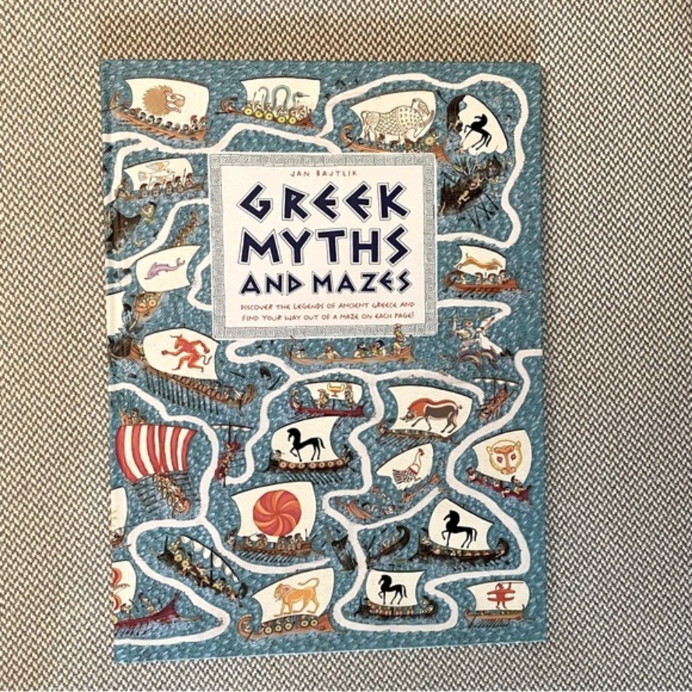 Greek Myths and Mazes by Jan Bajtlik for Age 10 and up